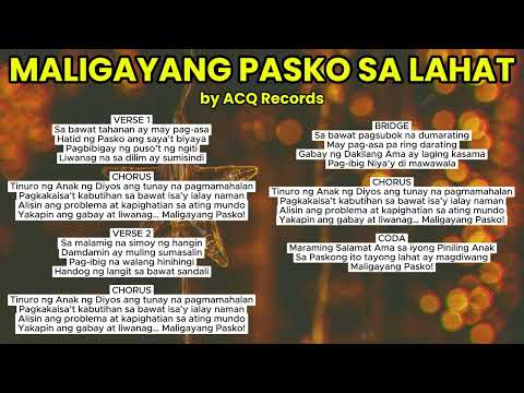 Maligayang Pasko Sa Lahat | Kingdom Singers | Original Kingdom Music Composition
