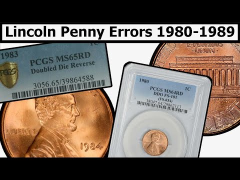 1980-1989 Lincoln Penny Errors & Varieties Complete Guide - Values & Clear Explanation