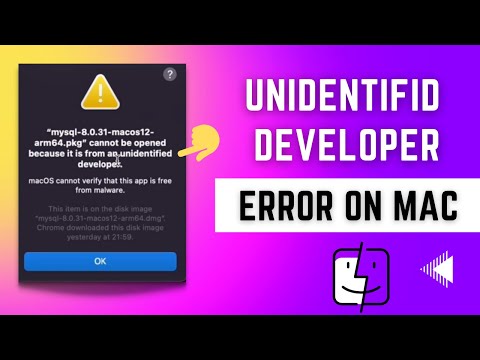 Cannot be opened because it is from unidentified developer - Fixed on MacBook M1/M2