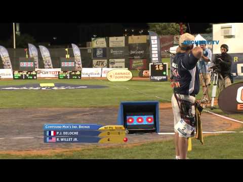 Pierre-Julien Deloche v Rodger Willett Jr. – compound men bronze | Ogden 2010 Archery World Cup S3