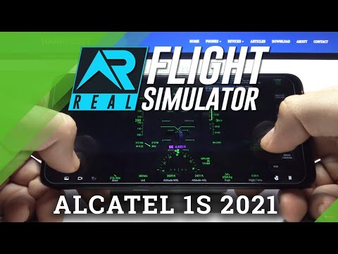 Real Flight Simulator on ALCATEL 1S (2021) - Android Game Review