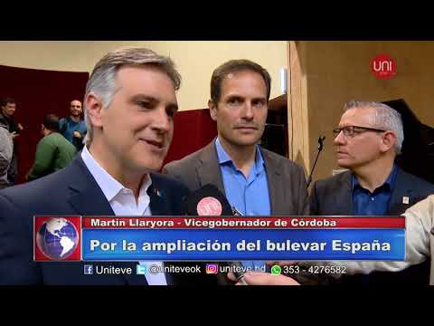Firmaron un convenio por la prolongación del Bv  España