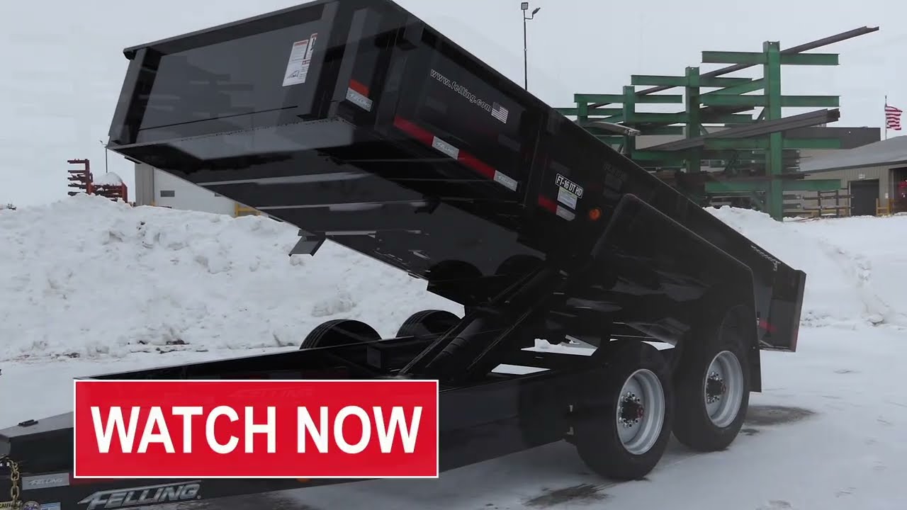 Featured Unit - Heavy Duty Hydraulic Dump Trailer FT-16 DT HD 273313BMR