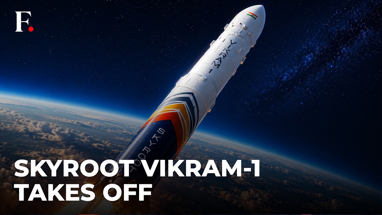 Skyroot Vikram-1 Launches Successfully into Space | India's First Private Orbital Rocket