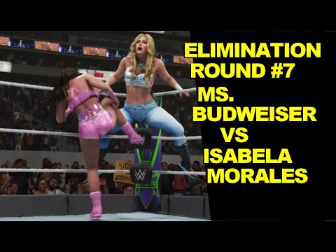 WWE 2K19 Ms. Budweiser vs Isabela Morales - Extreme Elimination Round #7