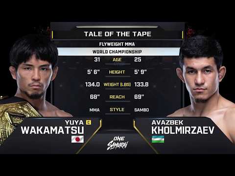 Yuya Wakamatsu vs Avazbek Kholmirzaev full fight