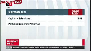 SUPERCOTA ZILEI: Variantă pe Cagliari – Salernitana o cotă de 2.02!