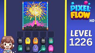 Pixel Flow Level 1226 Solution Walkthrough