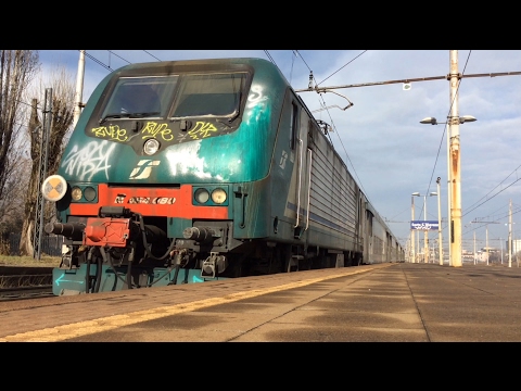 E.464-080 + CARROZZE "Casaralta" TRENORD ARRIVO STAZIONE DI SESTO SAN GIOVANNI