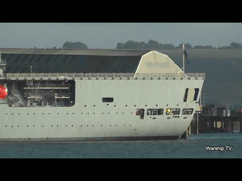 RFA FORT VICTORIA A387 BERTHED AT DEVONPORT NAVAL BASE - 3rd December 2020