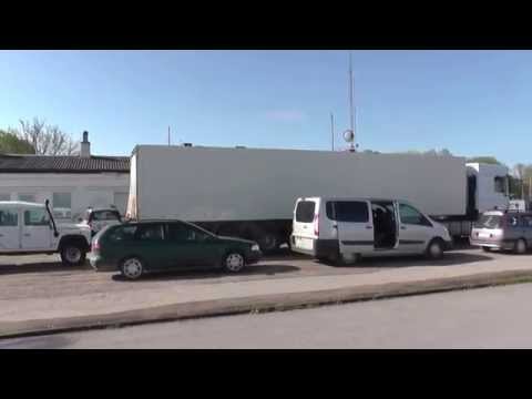 Port of Parnu Estonia. Ferry Parnu - Kihnu Island.