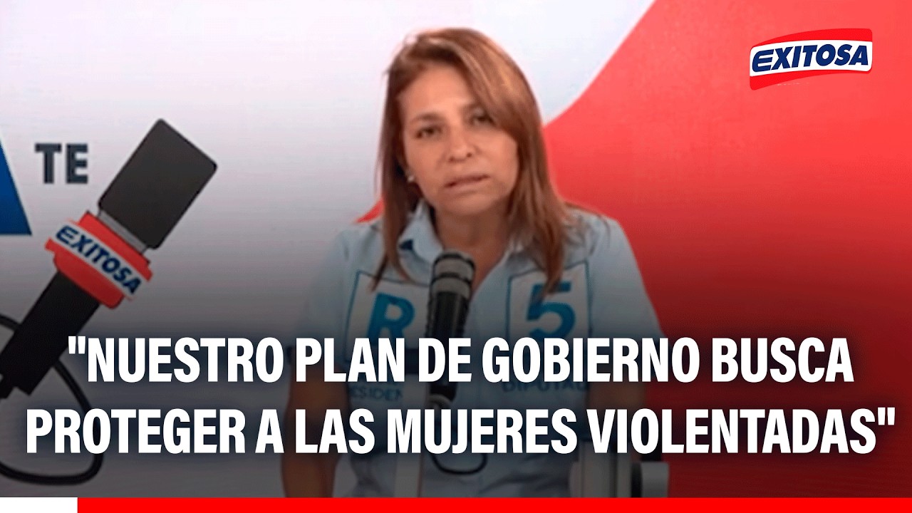 🔴🔵 Lizzi Sueldo: "Nuestro plan de gobierno busca proteger a las mujeres violentadas"