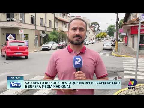 São Bento do Sul supera média nacional na reciclagem