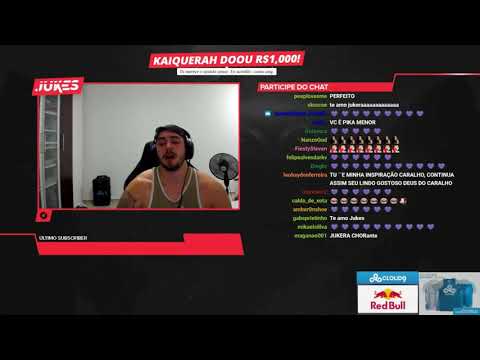 Jukes Chorando na Live