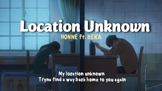 Download lagu HONNE - Location Unknown ft. BEKA (Lirik Terjemahan Indonesia) mp3 Download lagu HONNE - Location Unknown ft. BEKA (Lirik Terjemahan Indonesia) mp3