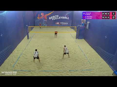 14:35 I. Skrynnik / S. Borets - A. Matvieiev / V. Antoniuk 13.02.2023 | Winners Beach Volleyball