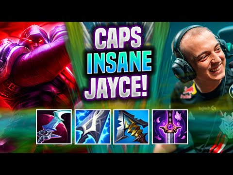 CAPS IS INSANE WITH JAYCE! - G2 Caps Plays Jayce TOP vs Irelia! | Patch 11.22