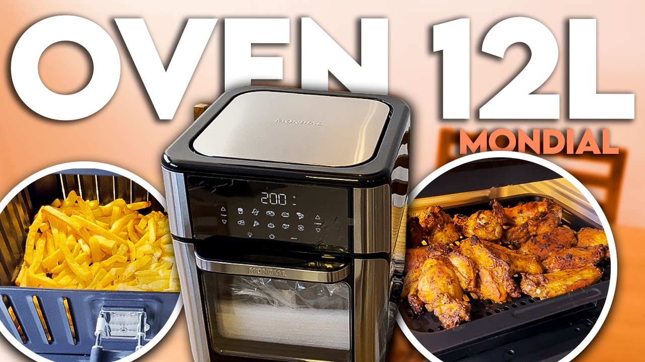 NÃO É TÃO BOA QUANTO PARECE... TESTAMOS a MONDIAL OVEN 12L! Avaliação AirFryer Mondial: Vale a pena?