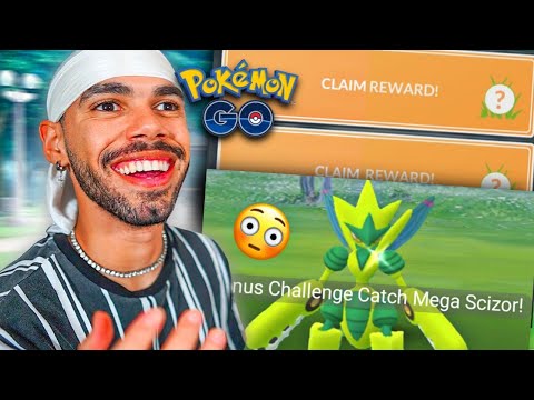MISSÃO MEGA SCISOR SHINY POR TEMPO LIMITADO - POKEMON GO | Cris | #pokemongo