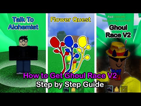 How to Get Ghoul Race V2 Blox Fruits 2023 (Beginner's Guide)