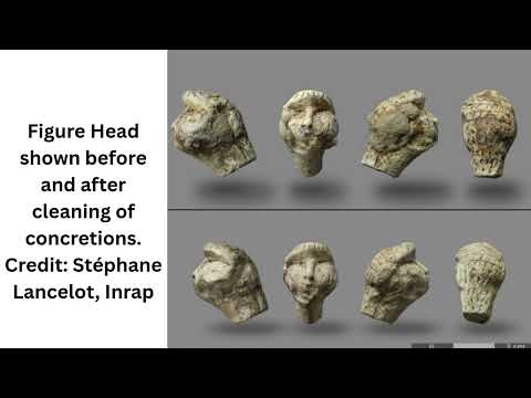 27,000-Year-Old Gravettian Female Figurine Head Discovered at Amiens-Renancourt, Northern France