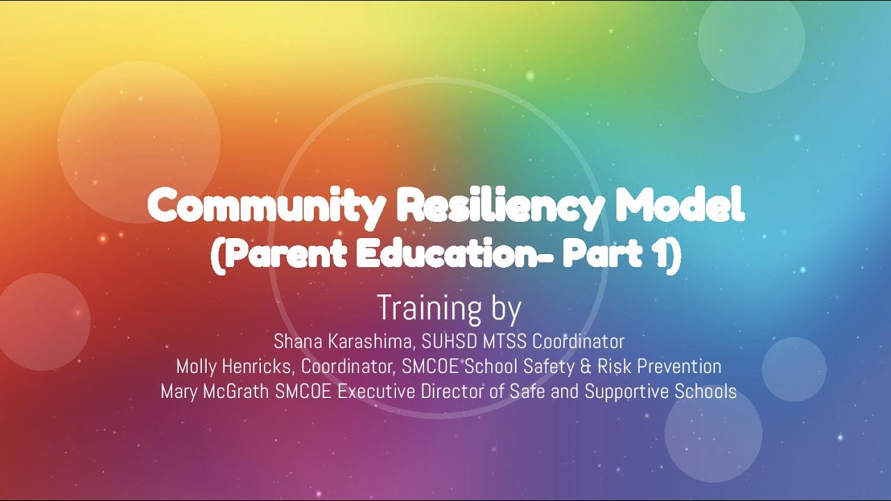 Community Resiliency Model (CRM)® Training: Part 1