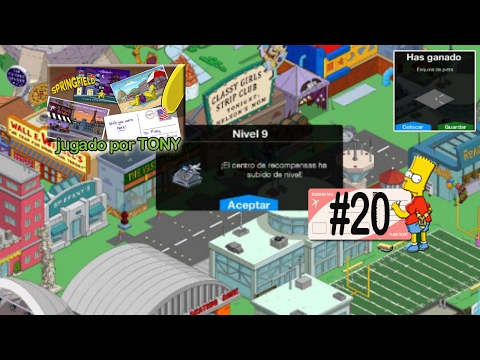 Los Simpson Springfield "Destino Spfld, Cap. 20 - El Acto 2 y Centro de Recompensa nivel 9" por Tony