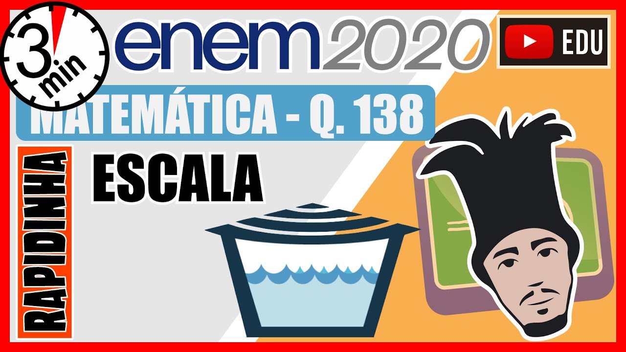 ?????[ENEM 2020] 138 ?? ESCALA A caixa-dágua de um edifício terá a forma de um paralelepípedo