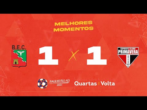 Melhores Momentos de Barretos 1 x 1 Primavera - Paulistão A3 2021