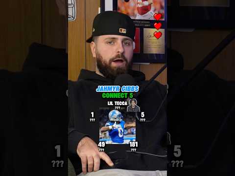 How Do These FIVE Things Connect To Jahmyr Gibbs?🤔🏈 #nflshorts #jahmyrgibbs