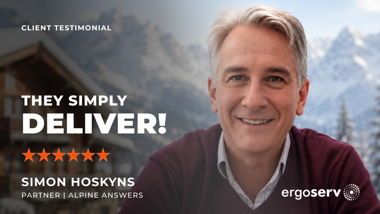 Simon Hoskyns, <br> Co-founder of Alpine Answers - Testimonial for ErgoServ
