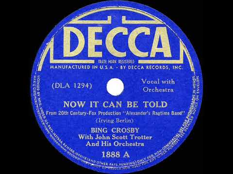 1938 Bing Crosby - Now It Can Be Told
