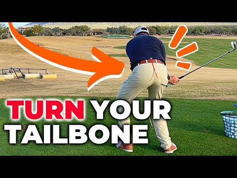 Turn Your TAILBONE For Effortless Hip Movement In Golf Swing