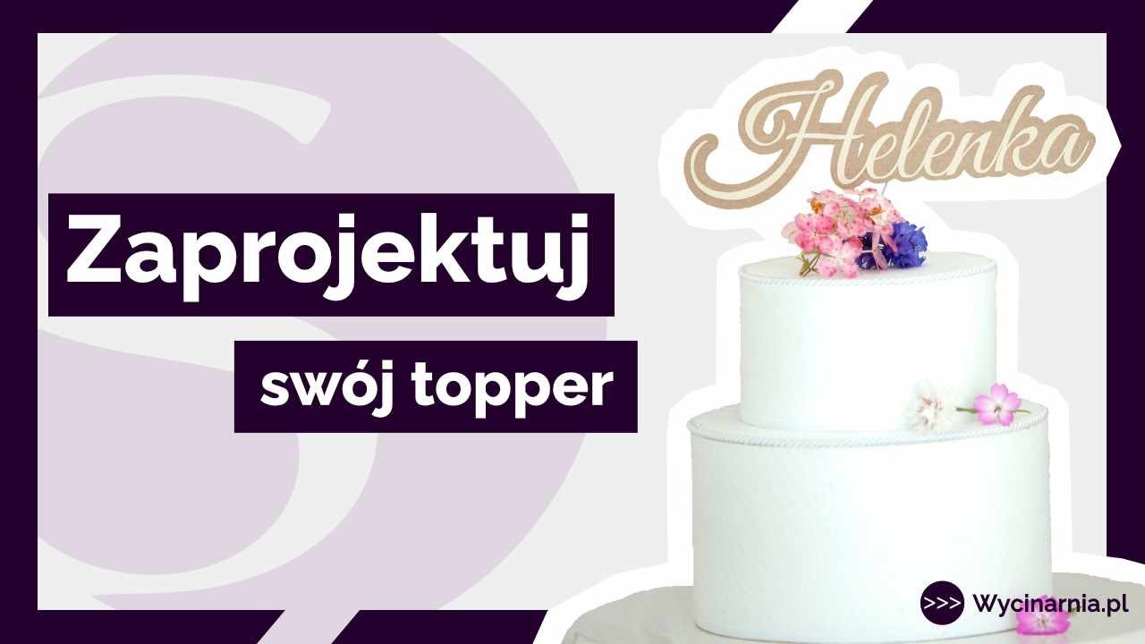Zaprojektuj topper z Silhouette - narzędzie scalania i obrysu 🎓 Akademia Wycinarnii #4
