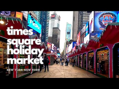 Times Square Holiday Market | NYC