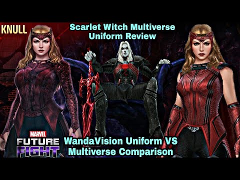 Scarlet Witch Multiverse Uniform Review | WandaVision VS Multiverse Comparison - Marvel Future Fight