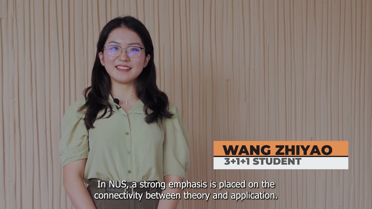 NUS CEE 3+1+1 Student Interview - Wang ZhiYao