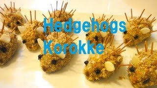 preview picture of video 'Non-fry Hedgehog Korokke(croquette) ノンフライはりねずみコロッケ'