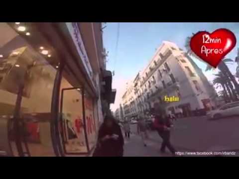 بنت تمشي 45 دقيقة (بلحـجاب الشرعي ) في شوارع الجزائر العاصمة شاهدوا ماذا جرى لها