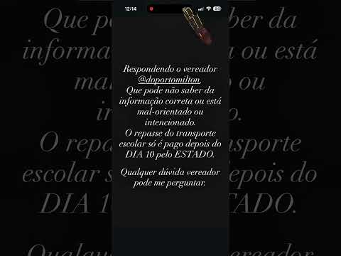 PREFEITO DE JUQUITIBA WILHIANS SOARES MANDA UMA DIRETA NO INSTAGRAM PARA O VEREADOR MILTOM DO PORTO E DIZ QUE ELE ESTÁ MAL ORIENTADO