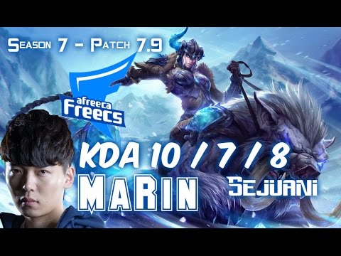 AFs MaRin SEJUANI vs GRAGAS Top - Patch 7.9 KR Ranked