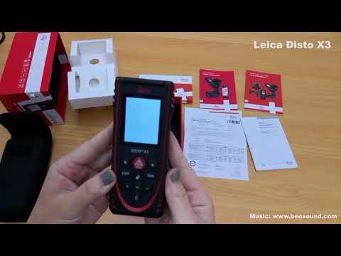 Leica Disto X3 unboxing/introduction video