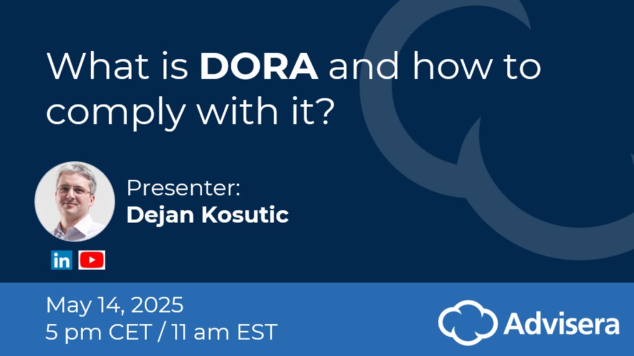 What is DORA and how to comply with it? [live webinar]