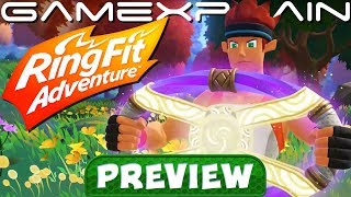 We Played Ring Fit Adventure & Sweated Up a Storm! - Body-On Preview! (+ NEW Gameplay!)