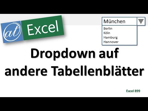 Dropdown auf andere Tabellenblätter und andere Datei - Excel