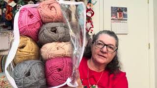 Mary Maxim and Stitched Stories unboxing