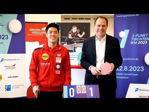 "1-Punkt-Tischtennis-WM" feiert in Düsseldorf Premiere
