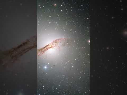 A deep look at the strange galaxy Centaurus A #shorts
