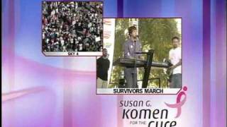 Tim Halperin - &quot;We Fight Back&quot; performance at Race for the Cure - Susan G Komen - American Idol 2011
