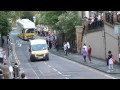 Olympic Torch Convoy, Nottingham Lace Market. Clip ...